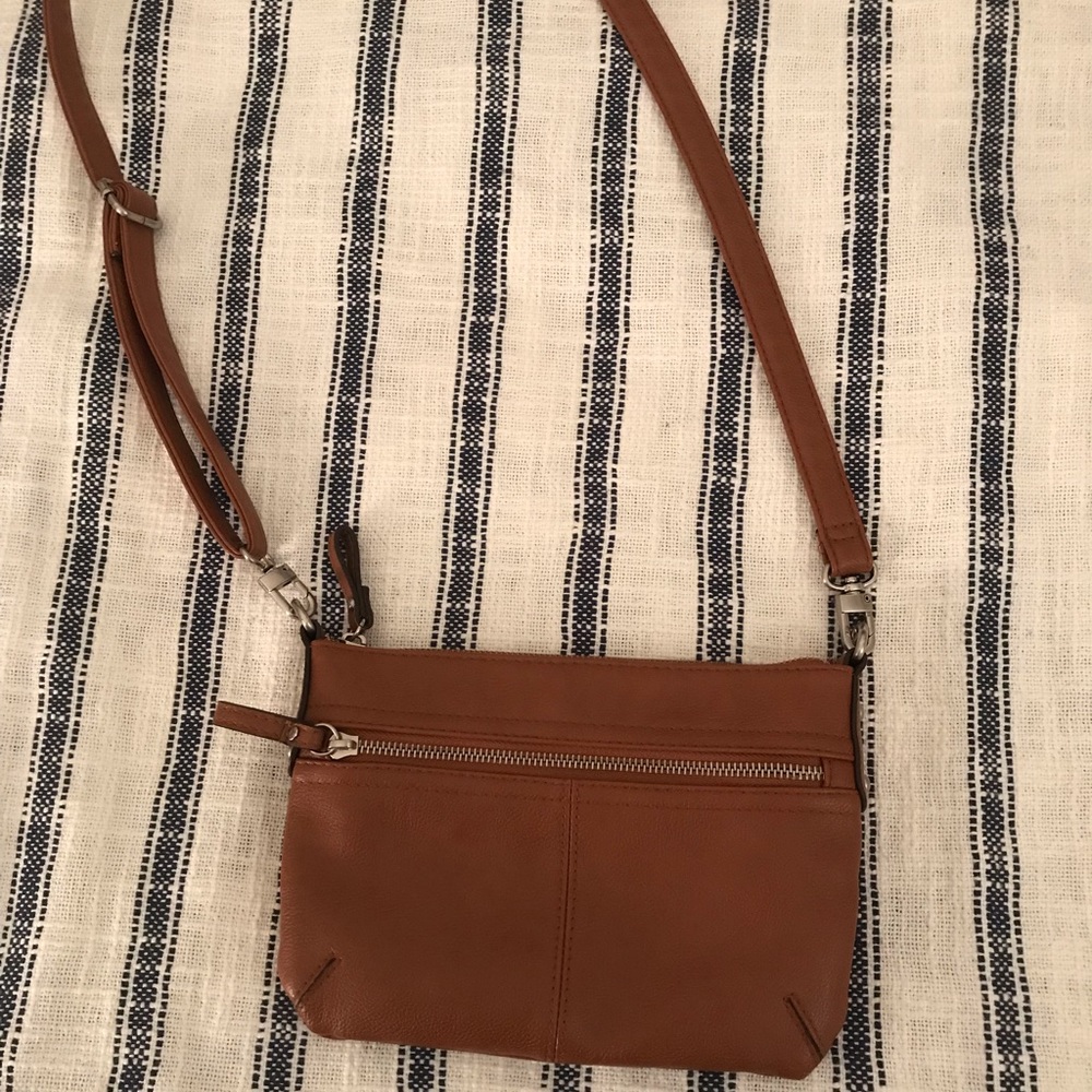 Brown crossbody purse